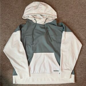 Ascend Men's Hoodie - Green and White